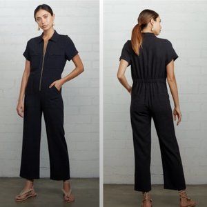NWT RACHEL PALLY Rocco Jumpsuit Black Linen
